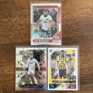 jude bellingham lot of soccer cards - instant collection pack