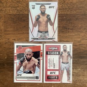 khamzat chimaev lot of fighter cards - instant collection pack