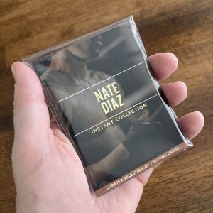 nate diaz pack of fighter cards - instant collection lot