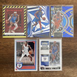 shai gilgeous-alexander lot of basketball cards - instant collection bundle pack