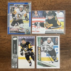 sidney crosby lot of hockey cards - instant collection bundle pack