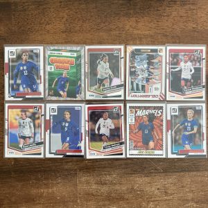 women's team usa lot of soccer cards - instant collection pack