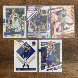 stephen curry lot of basketball cards - instant collection pack