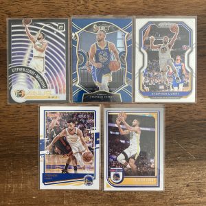 stephen curry lot of basketball cards - instant collection pack