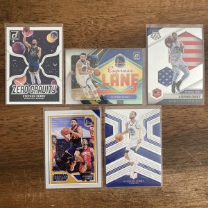 stephen curry lot of basketball cards - instant collection pack