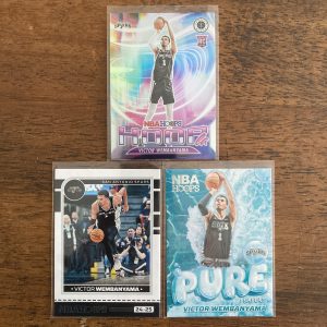 victor wembanyama lot of basketball cards - instant collection pack