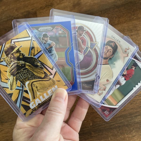 zac gallen lot of baseball card - instant collection pack