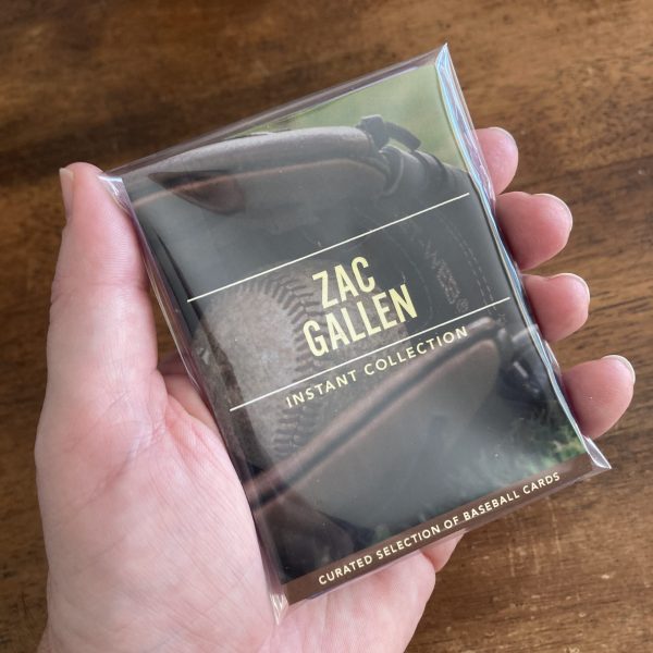 zac gallen pack of baseball cards - instant collection lot