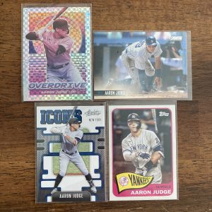 aaron judge lot of baseball cards - instant collection bundle pack