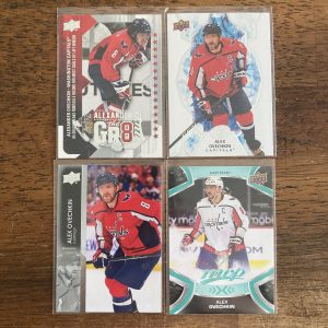 alex ovechkin lot of hockey cards - instant collection bundle pack