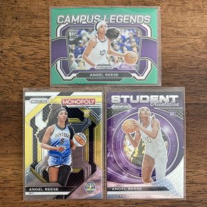 angel reese lot of basketball cards, rookie rc - instant collection bundle pack