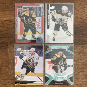 brad marchand lot of hockey cards - instant collection bundle pack