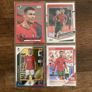 cristiano ronaldo lot of soccer cards - instant collection pack