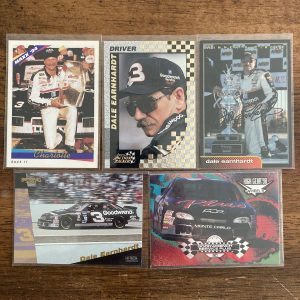 Dale Earnhardt Sr. Lot, Pack of 5 Car Racing Cards, Vintage
