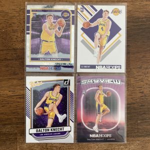 dalton knecht lot of basketball cards, rookie rc - instant collection bundle pack
