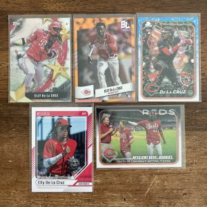 elly de la cruz lot of baseball cards, rookie rc - instant collection bundle pack