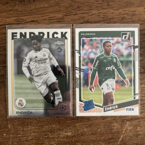 endrick lot of soccer cards, rookie rc - instant collection bundle pack