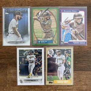 fernando tatis jr lot of baseball cards - instant collection bundle pack
