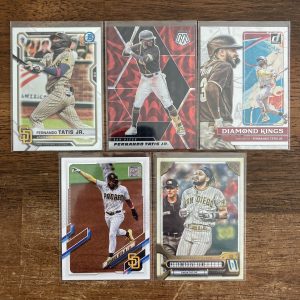 fernando tatis jr lot of baseball cards - instant collection bundle pack