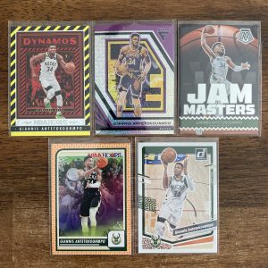 giannis antetokounmpo lot of basketball cards - instant collection bundle pack