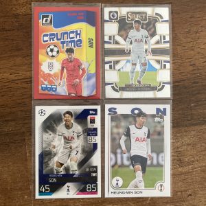 heung-min son lot of soccer cards - instant collection bundle pack