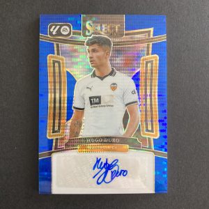 Hugo Duro 2023-24 Select La Liga Signatures SP Blue Pulsar Prizm Auto S-HD