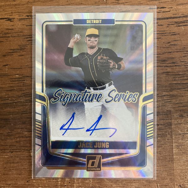 Jace Jung Lot w/SP Auto, Pack of 3 Baseball Cards (inv1) - Image 4