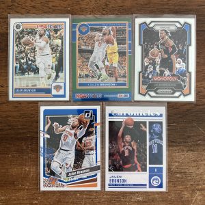 jalen brunson lot of basketball cards - instant collection bundle pack