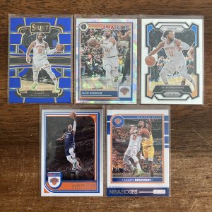 jalen brunson lot of basketball cards - instant collection bundle pack