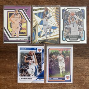 jalen brunson lot of basketball cards - instant collection bundle pack
