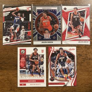 jalen green lot of basketball cards, rookie rc - instant collection bundle pack