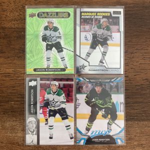 jason robertson lot of hockey cards - instant collection bundle pack