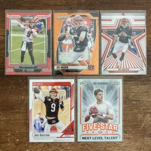 joe burrow lot of football cards - instant collection bundle pack