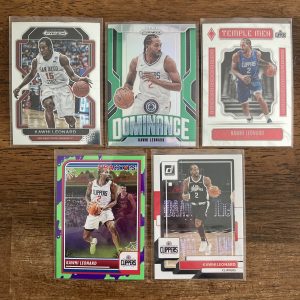 kawhi leonard lot of basketball cards - instant collection bundle pack