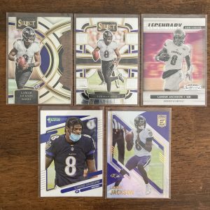 lamar jackson lot of football cards - instant collection bundle pack