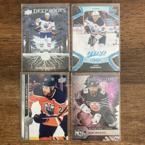 leon draisaitl lot of hockey cards - instant collection bundle pack