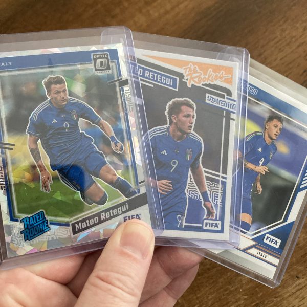 mateo retegui lot of soccer cards, rookie rc - instant collection bundle pack