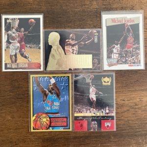 michael jordan lot of vintage basketball cards - instant collection pack