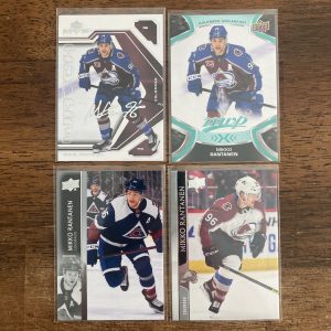 mikko rantanen lot of hockey cards - instant collection bundle pack