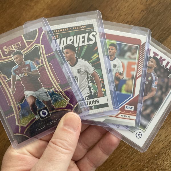 ollie watkins lot of soccer cards - instant collection bundle pack