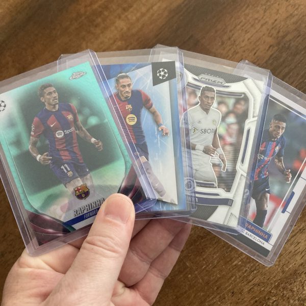 raphinha lot of soccer cards - instant collection bundle pack
