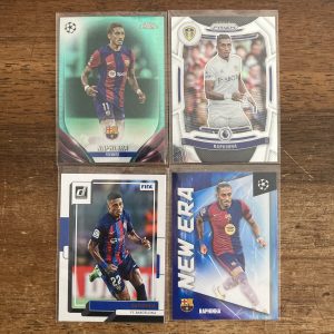 raphinha lot of soccer cards - instant collection bundle pack