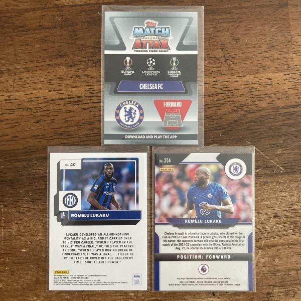 romelu lukaku lot of soccer cards - instant collection bundle pack