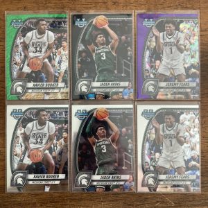 lot of michigan state spartans basketball cards - instant collection bundle pack