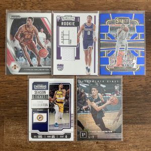 tyrese haliburton lot of basketball cards, rookie rc - instant collection bundle pack