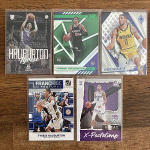 tyrese haliburton lot of basketball cards, rookie rc - instant collection bundle pack