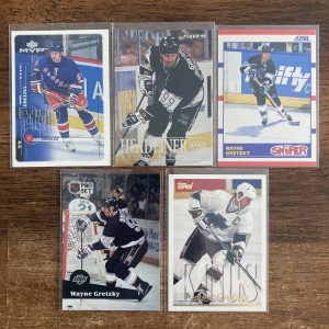 wayne gretzky lot of hockey cards - instant collection bundle pack
