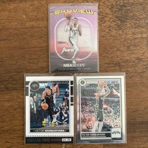 victor wembanyama lot of basketball cards, rookie rc - instant collection bundle pack
