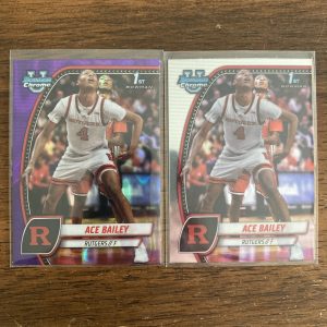 ace bailey lot of basketball cards - instant collection bundle pack