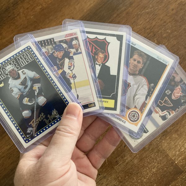 brett hull lot of vintage hockey cards - instant collection bundle pack